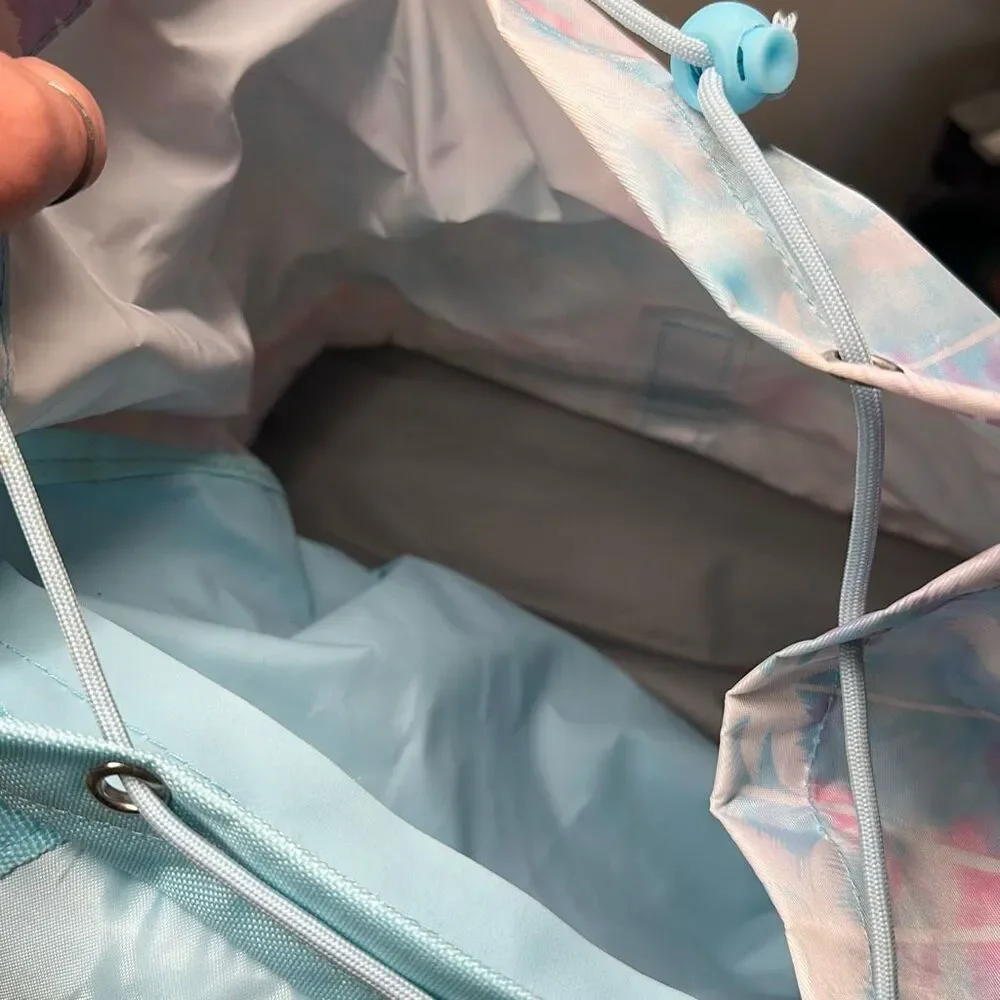 Tommy Bahama Back Bag Backpack Book Bag Palm‎ Tree 2 in 1 Cooler Pink Blue